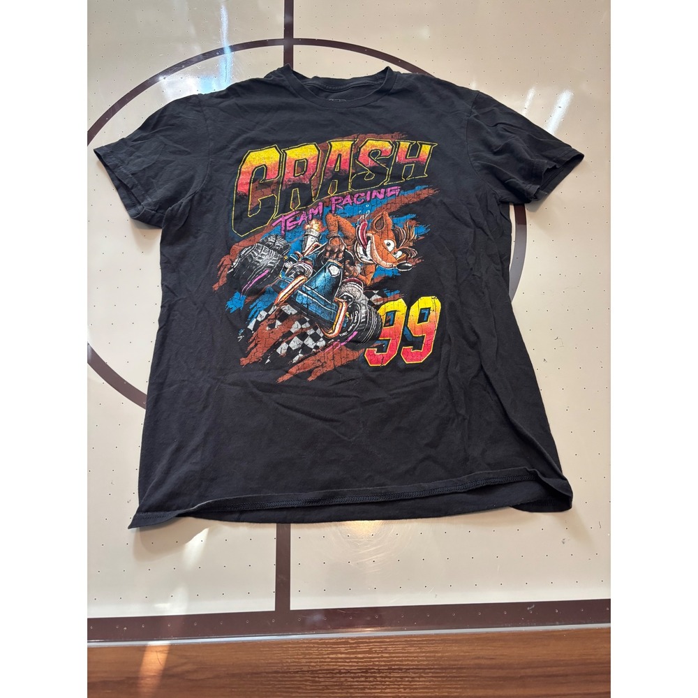 941 Crash Team Racing Nitro-Fueled Mens Medium Black CTR Video Game Graphic